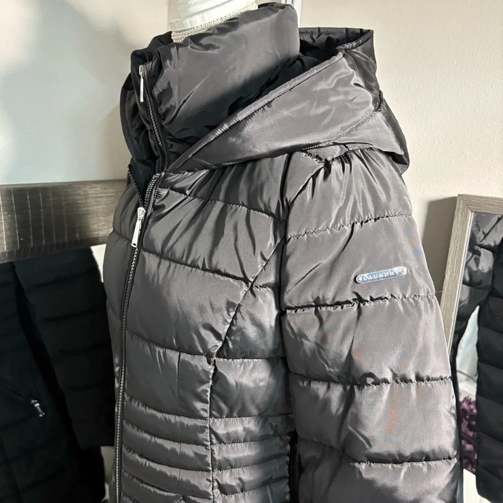 NWT Laundry by Shelli Segal woman’s puffer winter coat, size small - Picture 5 of 15